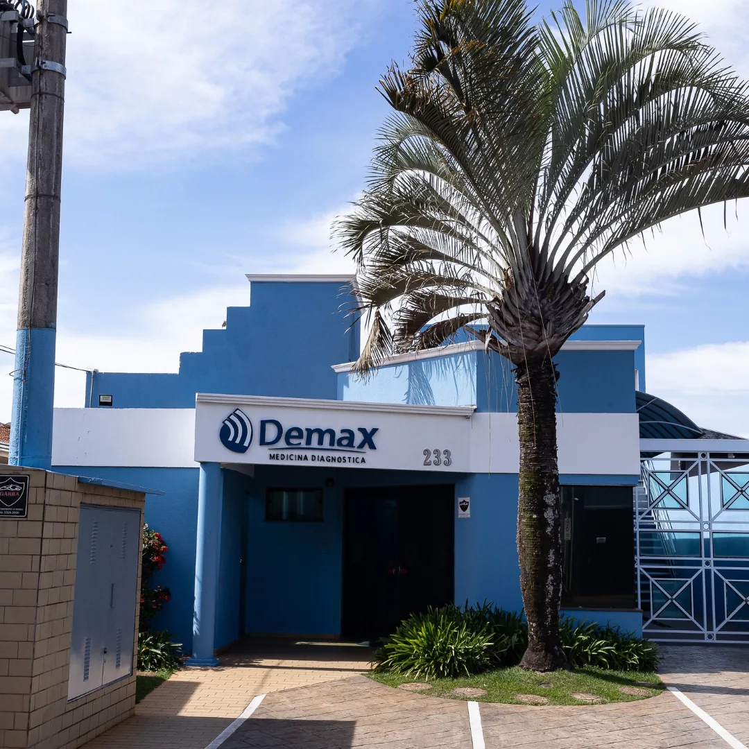 Fachada da Demax Medicina Diagnóstica